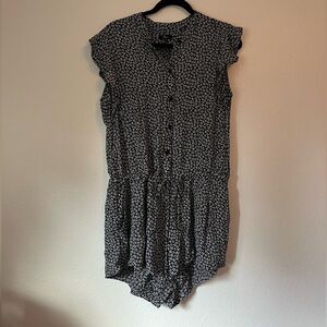 Rails Ellie Floral Romper in Navy Blue Size Medium